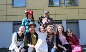 Filmprojekt mit Flüchtlingskindern im Jugendclub Muengersdorf
