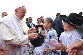 Textos do Papa Francisco na Colômbia (2017)
