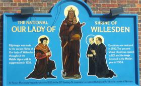 Blessed Alvaro Added to Shrine Painting 