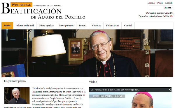 Preguntas frecuentes sobre la beatificación de Álvaro del Portillo
