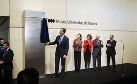 Los Reyes visitan Pamplona para inaugurar el Museo Universidad de Navarra