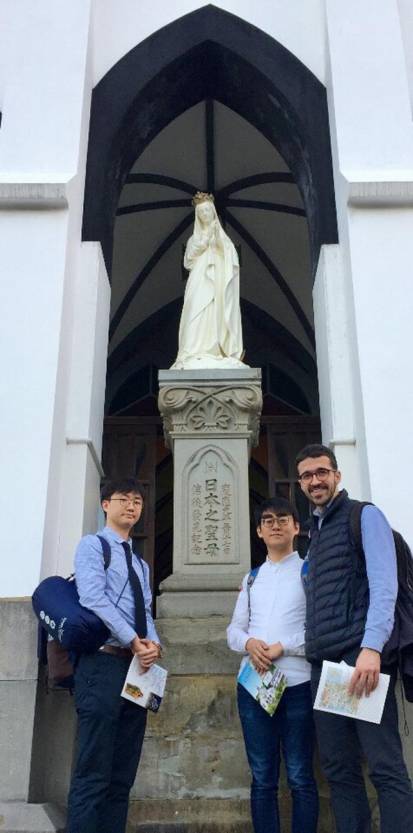 교황님의 일본 사목 방문에 함께 동행한 라파엘 청년들