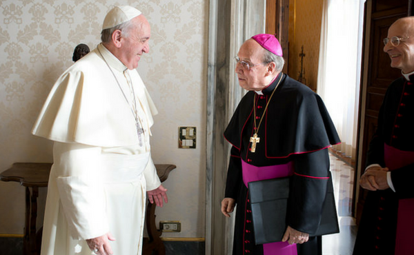 Телеграма Папи Франциска в зв'язку з смертю прелата Opus Dei