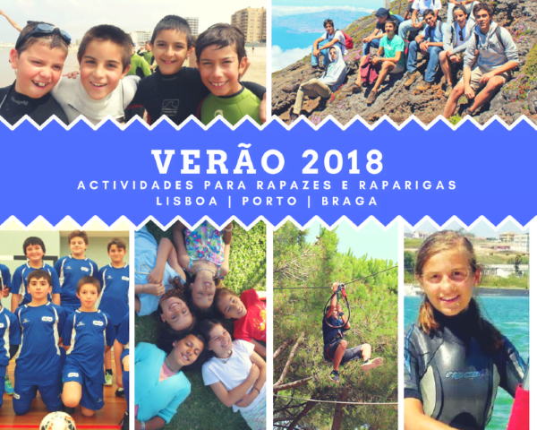 Escolha um programa de férias para os seus filhos em Lisboa, Porto e Braga