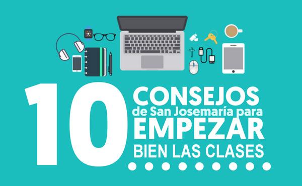 Diez consejos de san Josemaría para empezar bien las clases