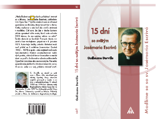 15 dní so svätým Josemaríom Escrivá