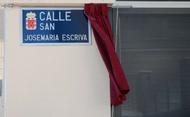 Calle a san Josemaría en la provincia de Murcia