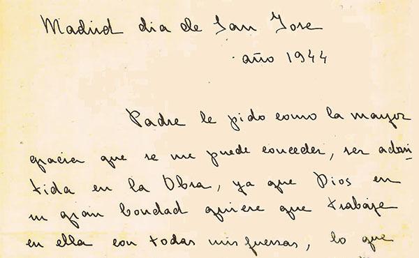 Guadalupe's Vocation: 75 years ago today