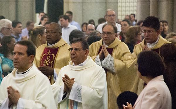 Missa de ação de graças em São Paulo