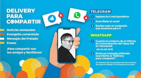 “Delivery para compartir”: recibe y envía buen contenido