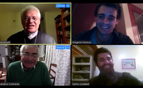 Jóvenes conversaron con monseñor Alberto Lorenzelli