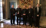 Obisk slovenskih škofov pri prelatu Opus Dei