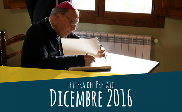 Lettera del prelato (dicembre 2016)