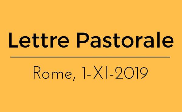 Lettre du prélat (1-XI-2019)