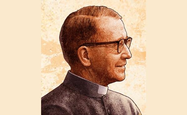San Josemaría in un’opera d’arte nella parrocchia dei Santi Fabiano e Venanzio a Roma