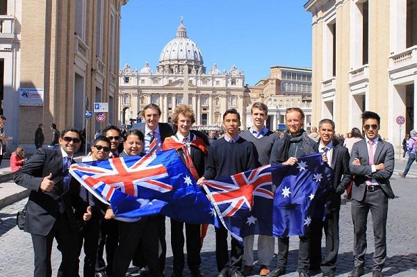 From Sydney to Rome and the Holy Land – UNIV 2014