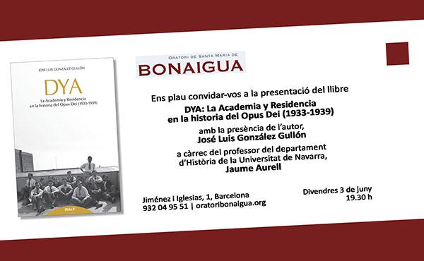 Presentació del llibre de l'acadèmia DYA a Barcelona