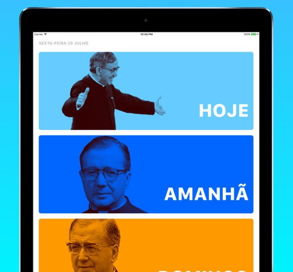 Uma app grátis em português para rezar diariamente com textos de S. Josemaria