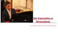 Concert à Garnelles pour l'institut Polis, à Jérusalem