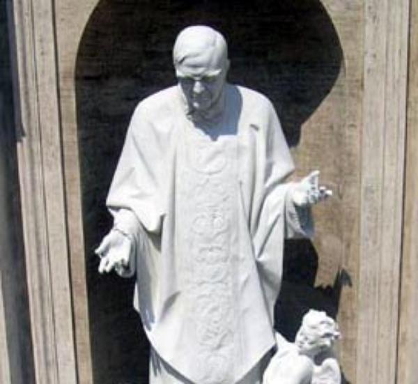 Segnung der Statue des Hl. Josefmaria am Petersdom