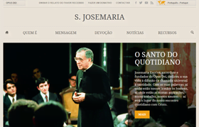 Novo site sobre S. Josemaria