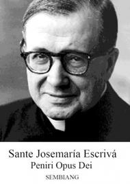 Estampa de san Josemaría en iban