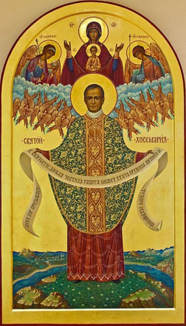 La première icône de saint Josémaria