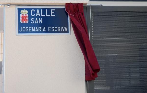 Rua de S. Josemaria na província de Múrcia