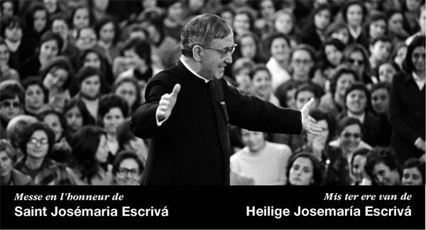 Missen ter ere van de heilige Josemaría in België