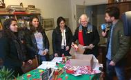 Kerstpakkettenactie in De Borcht