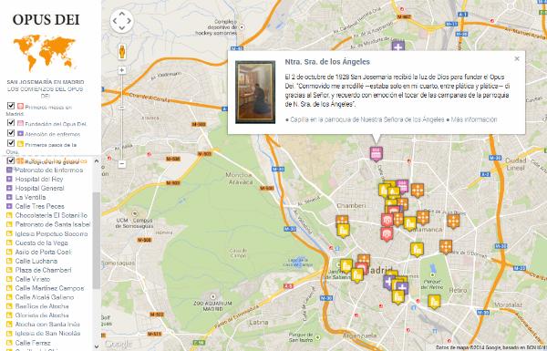 Recorridos históricos en Madrid sobre los comienzos del Opus Dei