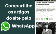 Compartilhar notícias por WhatsApp