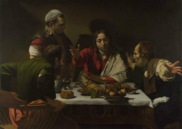 Caravaggio, Supper at Emmaus National Gallery, London. 