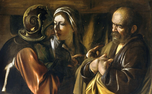 A negação de S. Pedro (Caravaggio, 1610)