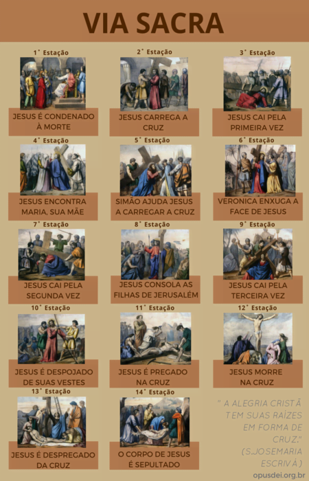 Imagens tiradas da Via Crucis de 2013 do Vaticano