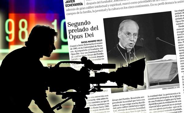 El fallecimiento del prelado del Opus Dei, en los medios de comunicación