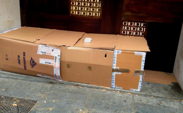 Sem abrigo mas com muita fé