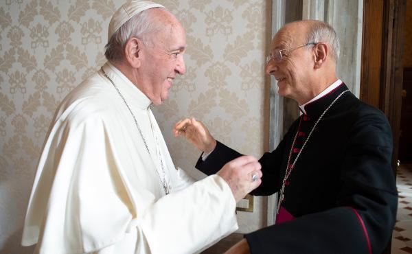 Audience avec le pape François : "Suivez l'exemple des premiers chrétiens".