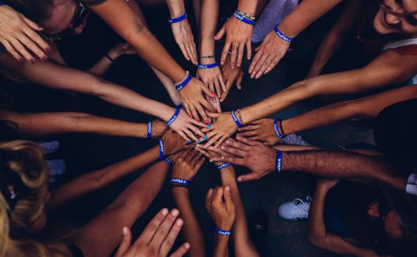 Voluntarios en su beatificación