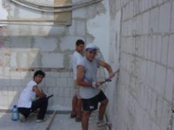 Voluntarios de la brocha
