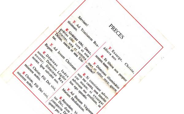 De Preces van het Opus Dei