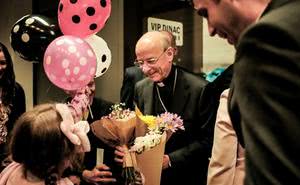 Arrivée de mgr Ocariz au Paraguay