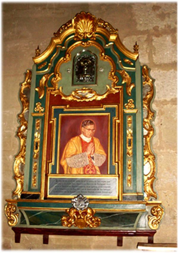 Bénédiction, à Cordoue, d’une relique de saint Josémaria Escriva