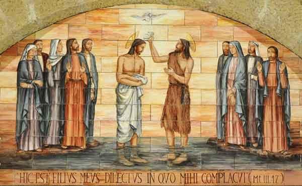 Jezus wordt gedoopt in de Jordaan - Opus Dei