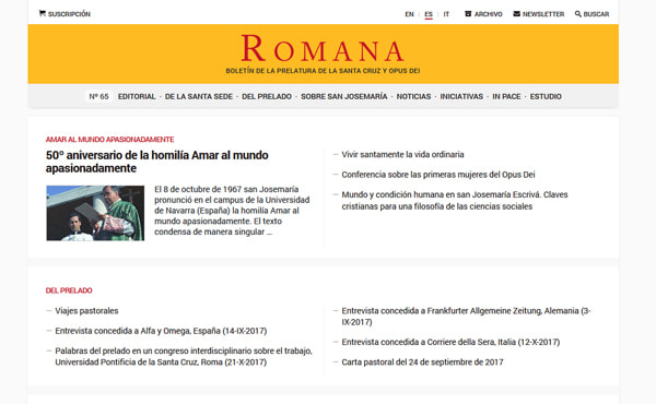 Nuevo website de Romana