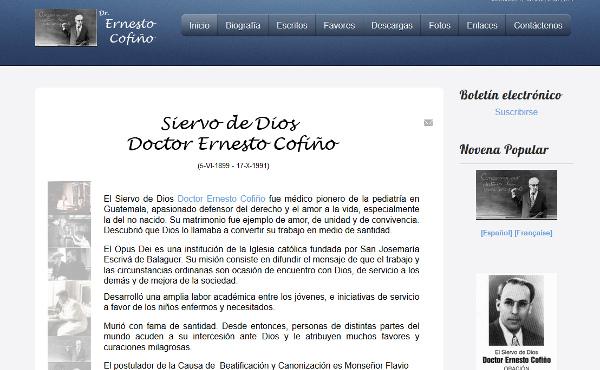Opus Dei - Website de la causa del doctor Cofiño