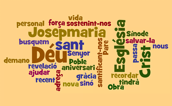 Missatge del prelat (1 de setembre de 2018)